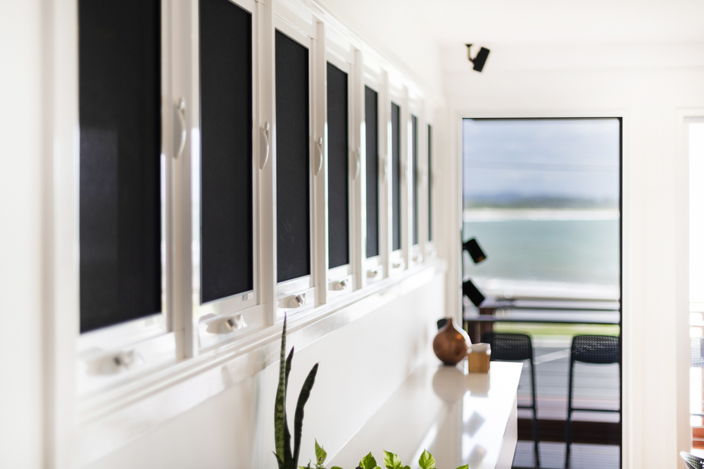 Pearl White Casement Aluminium Windows